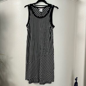 CAbi new sleeveless striped dress